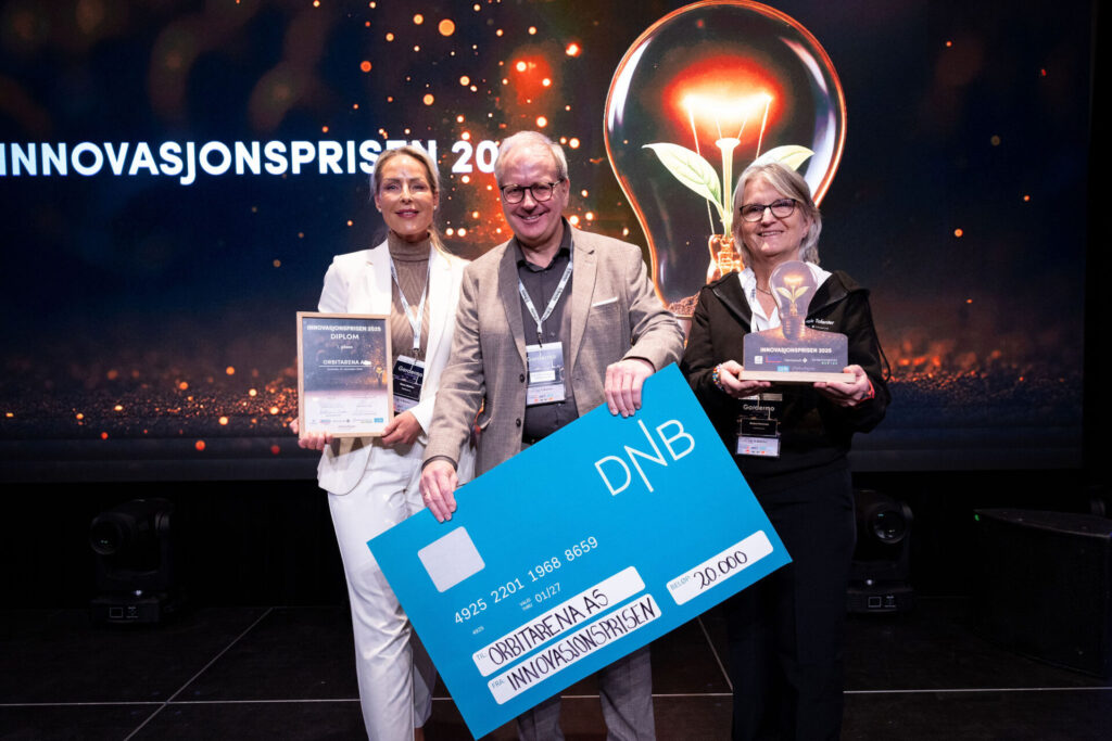 Innovasjonsprisen OrbitArena 1. plass